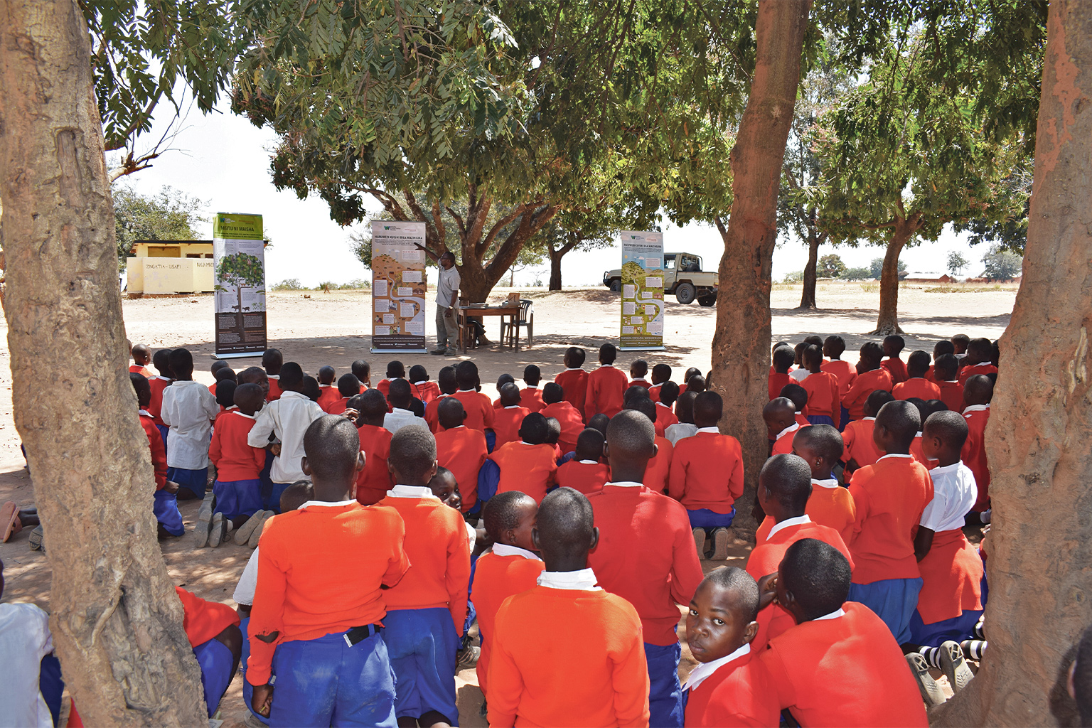 Continuous environmental education was an important component of the program.