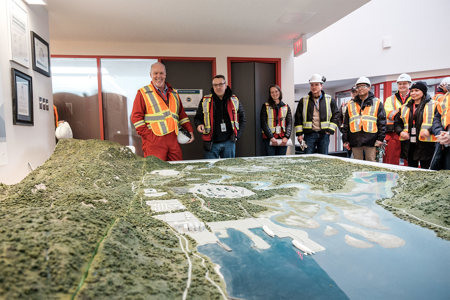 A premier tour of the LNG Canada site.