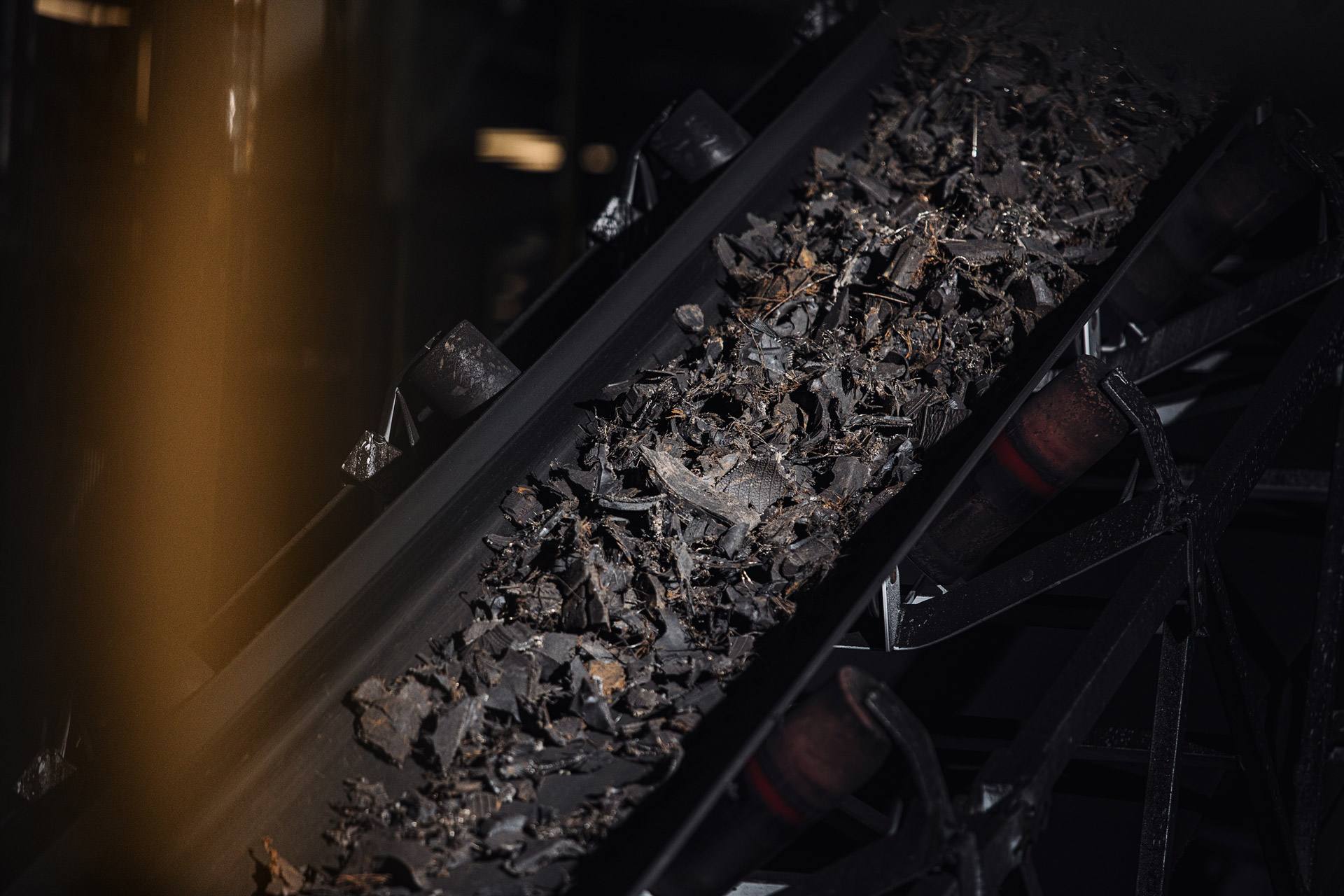 Scandinavian Enviro Systems uses pyrolysis to recover materials from waste tires. 