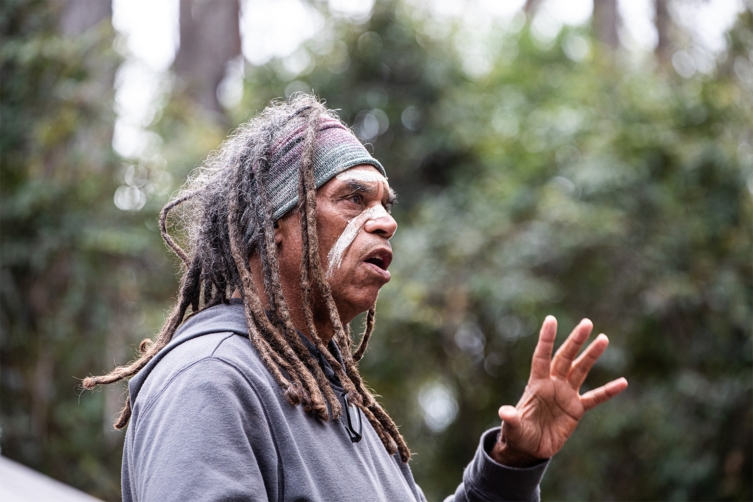 Gumbaynggirr original custodian Michael Jarrett.