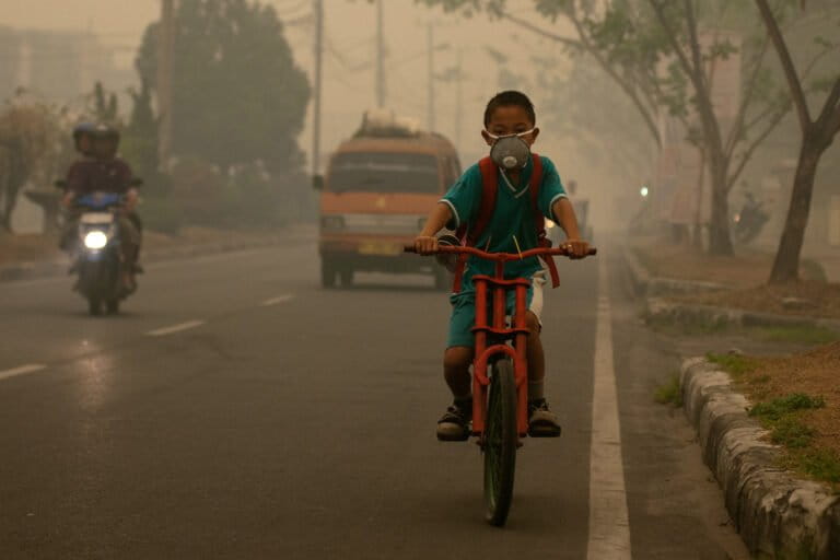 Ketika musim kebakaran semakin parah, para aktivis Indonesia melaporkan empat bangunan terbakar habis