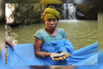 If necessary, community people buy fish from the market to meet their protein demand, but they do not catch fish from springs.