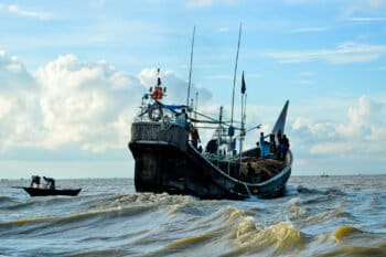 A trawler in Bangladesh.