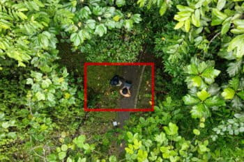 Flying a drone in New Guinea. Photo by Rhett A. Butler