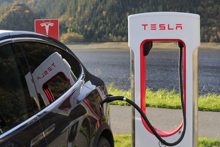 A car charging.