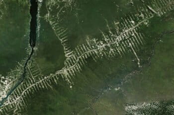 NASA satellite image of BR-230 highway.