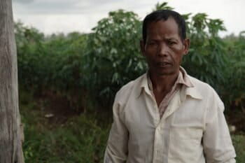 Cambodian journalist Ouk Mao has been placed under court surveillance for exposing deforestation linked to a powerful mining company. Image by Nehru Pry / Mongabay.