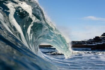 Waves off Scotland’s coast.