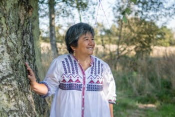 Photo of indigenous rights activist Joan Carling.