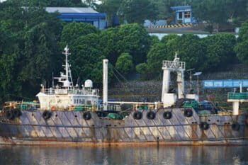 The Run Zeng 03 ship was detained at the Tual PSDKP base port, June 5, 2024.