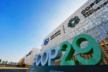 COP29 entry at Baku.