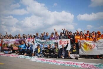 Protesters in Thailand