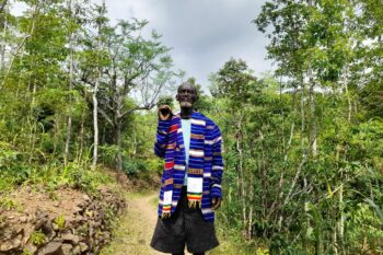 For Gehano Guchiro Nekayto, these terraces aren’t just a method of farming; they’re the lifeblood of his community and represent a vital connection to land and cultural identity. Image by Solomon Yimer.