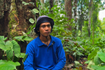Ignatius Tondi, a Mekar Raya resident.