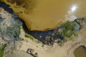 oil spill river
