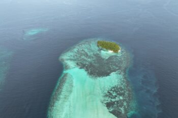 Banner image of Pasir Timbul in Raja Ampat, Indonesia, by Rhett A. Butler/Mongabay.