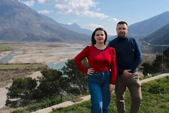 2025 Goldman Prize winners Besjana Guri and Olsi Nika (Photo: Goldman Environmental Prize)