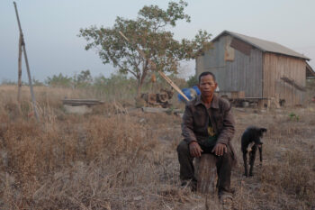 Cambodian journalist Ouk Mao has faced physical and legal threats for his continued reporting on environmental crimes in Prey Lang Wildlife Sanctuary. Image by Nehru Pry / Mongabay.