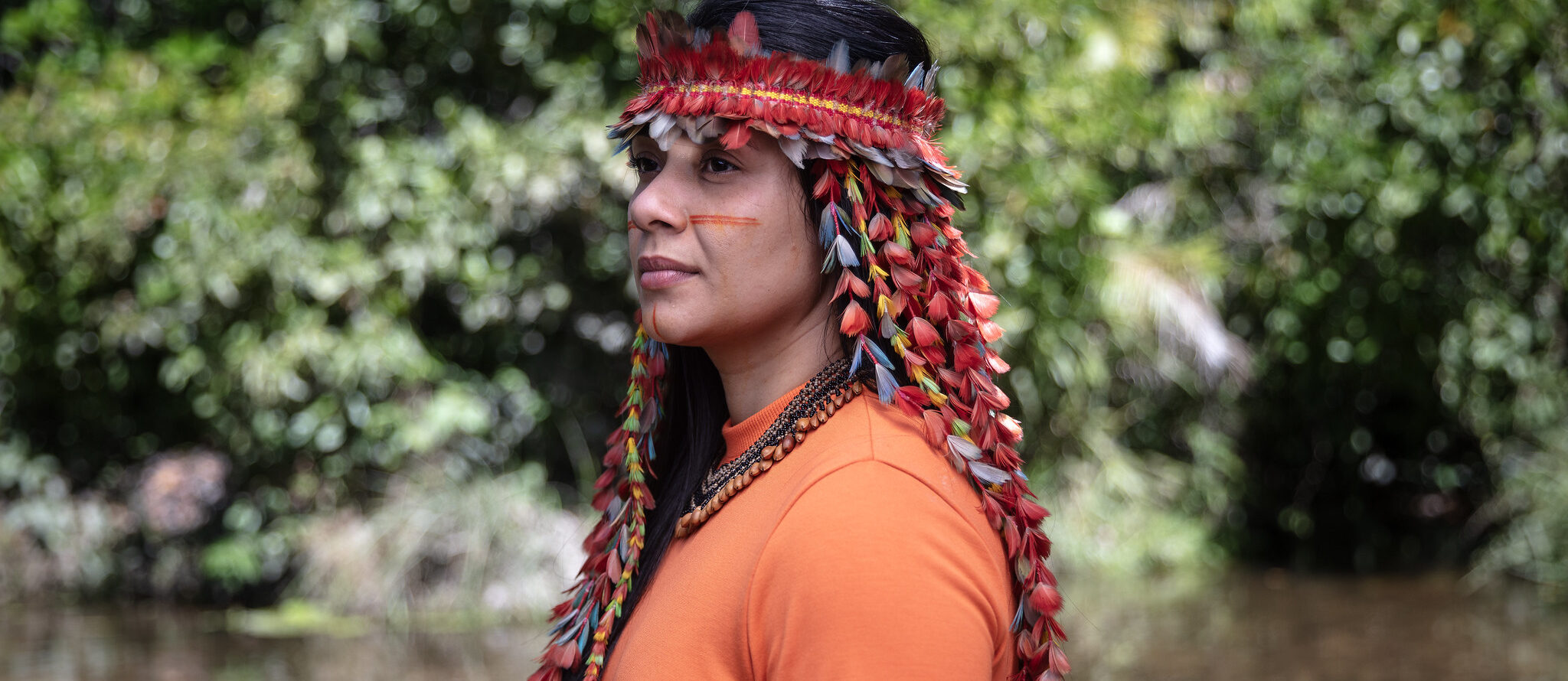 Brazilian Indigenous lawyer Kari Guajajara. Image by USAID via Flickr (CC BY-NC 2.0).