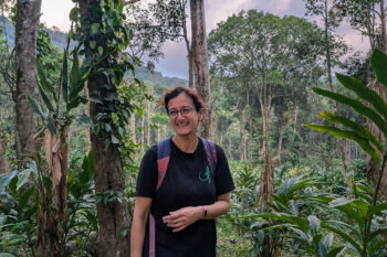 Sandhya Sekar in Kerala, India in 2025; Photo by Rhett Ayers Butler.