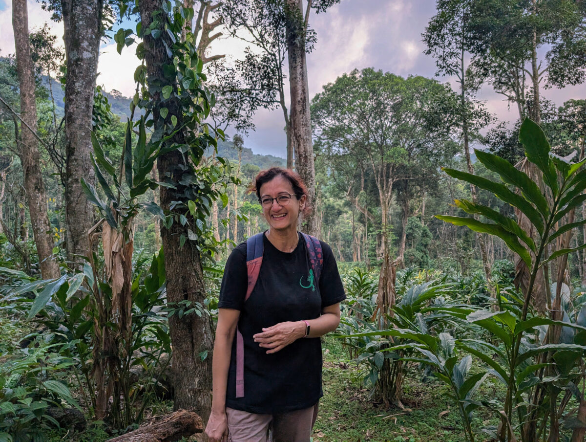 Sandhya Sekar in Kerala, India in 2025; Photo by Rhett Ayers Butler.