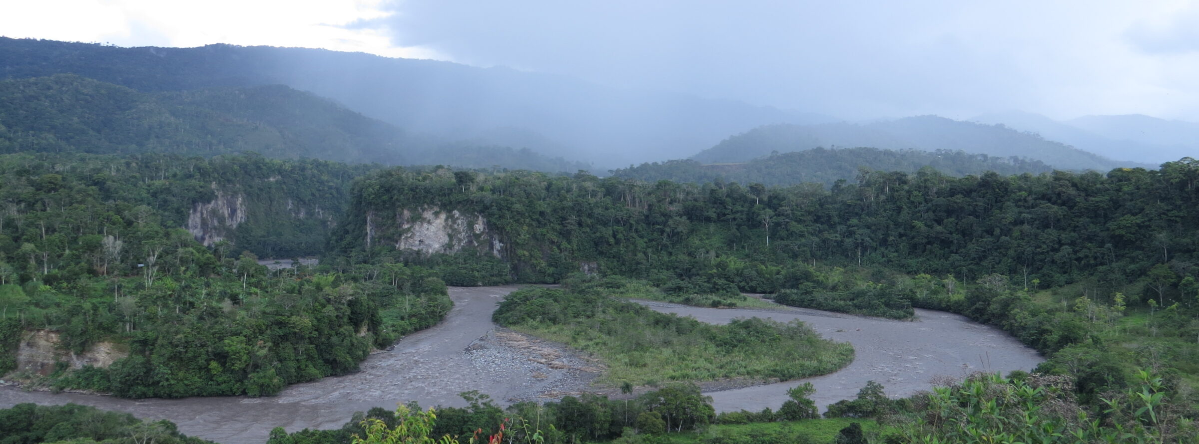 he Upano River, in the Morona Santiago Province in Ecuador. Image courtesy of Galo Zapata-Ríos/WCS (CC BY-NC 2.0)