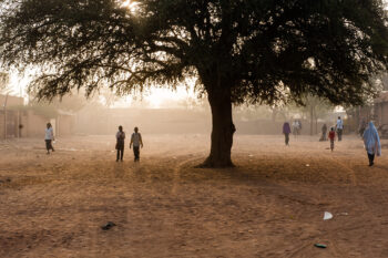 Banner image: Schoolchildren walk to school in Niamey, Niger in 2013.