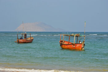 Churna Island as seen from the mainland.