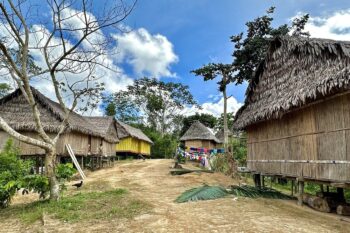 The Matsés in Peru were one of the Indigenous communities targeted by the finance schemes. Image by Mongabay.