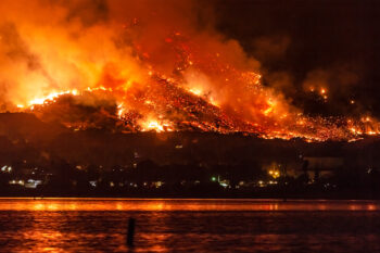 California Wildfires in August 2018.