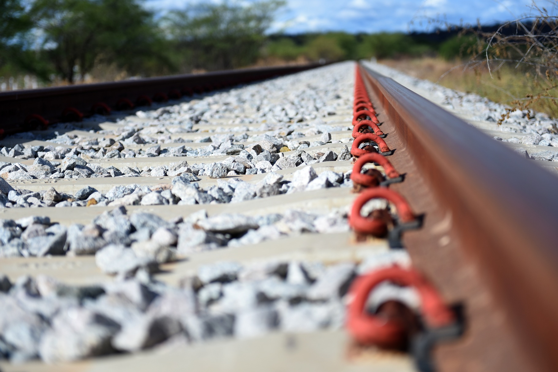 Ferrovia de Integração Oeste-Leste (Fiol 1) em Sussuarana/BA - (02/09/2021). Image courtesy of Vinícius Rosa/Governo Federal.