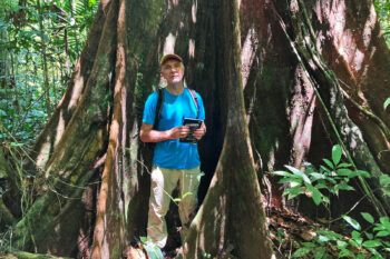 British journalist Dom Phillips on a 2022 trip to the Brazilian Amazon.