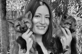 Mikayla Raines. Photo courtesy of Save a Fox Rescue