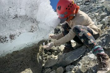 researcher glacier
