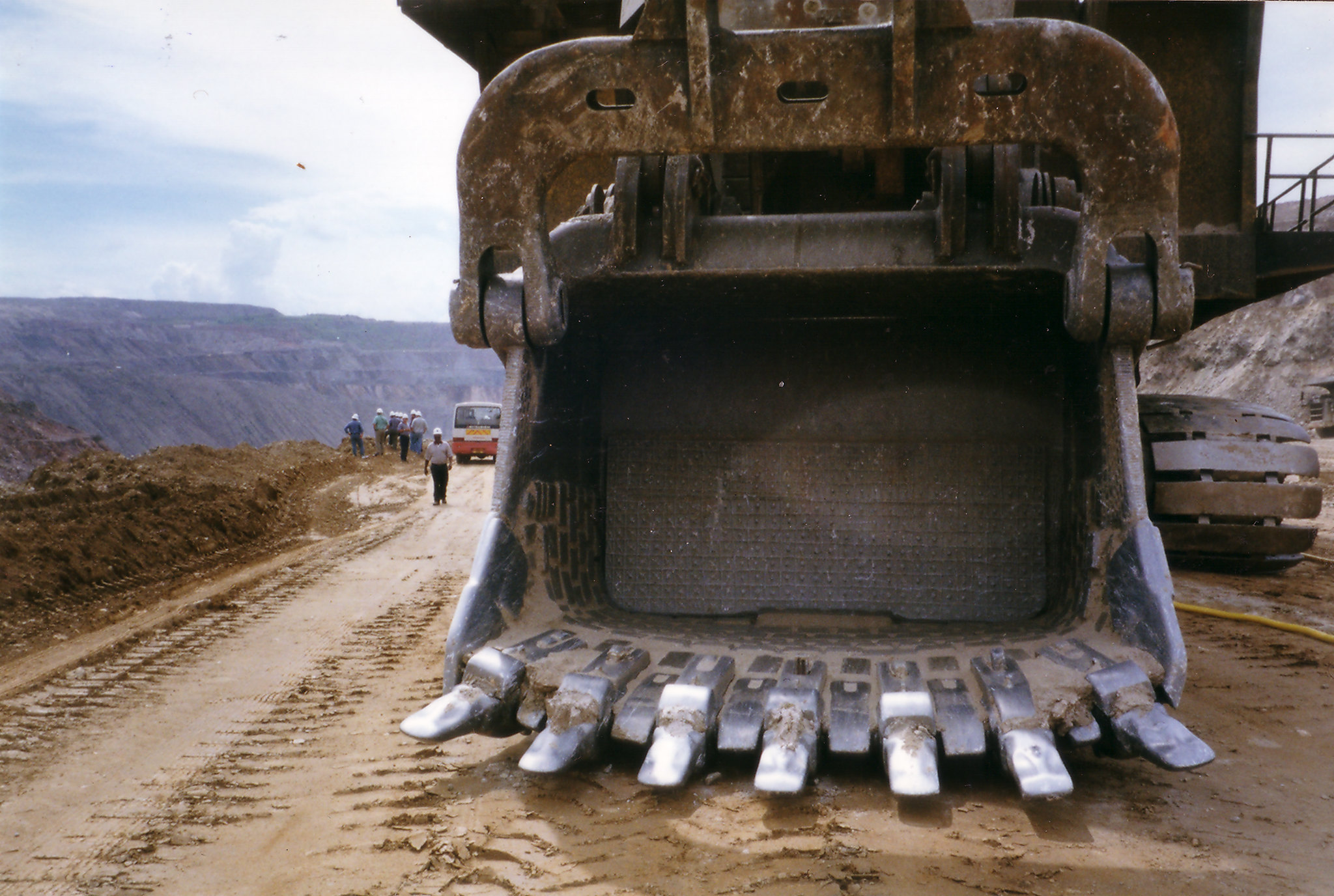 Shovel at one of the immense open pit mines in Zambia’s Copperbelt: pollution from mines and large settlements in the Kafue’s upper reaches is a threat to the river’s health.