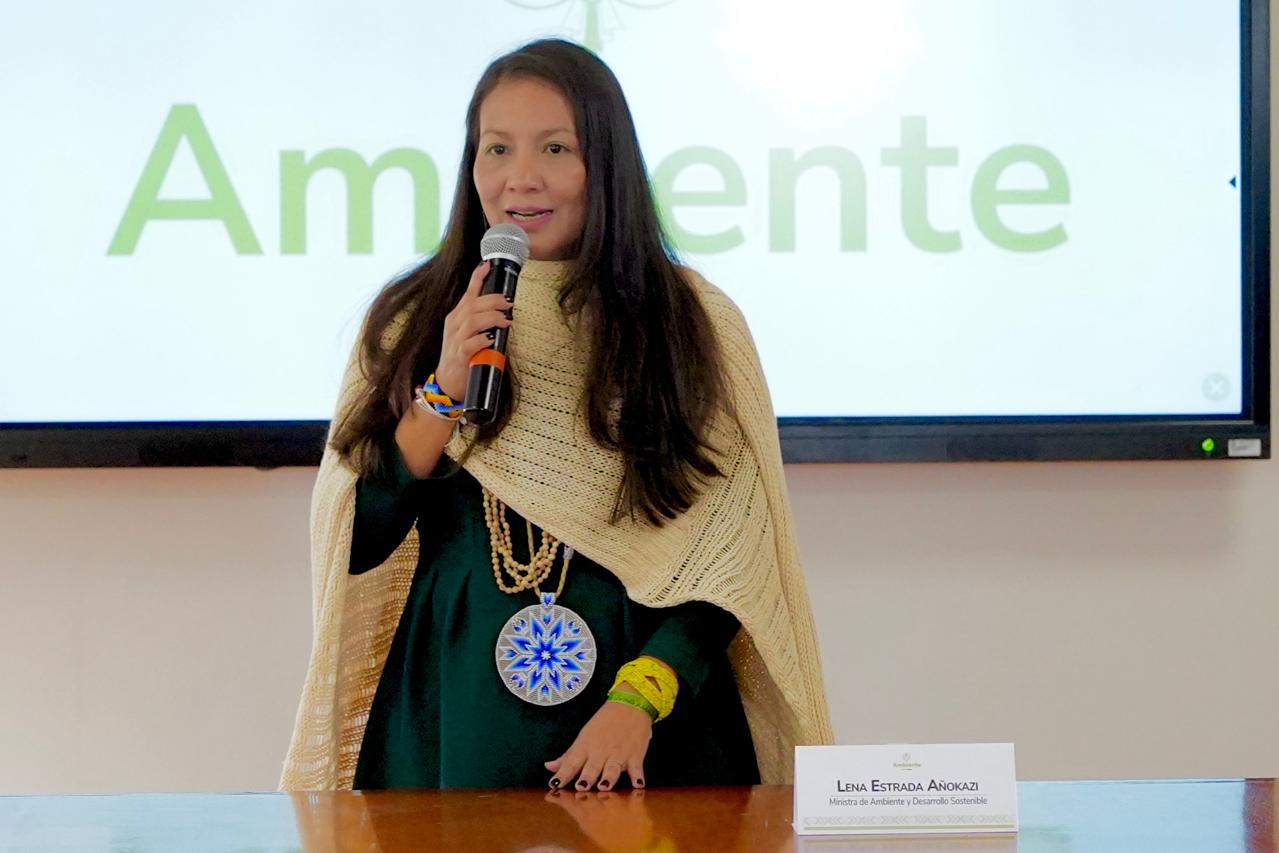 Lena Estrada, the Colombian environment minister. Image courtesy of the Colombian government.