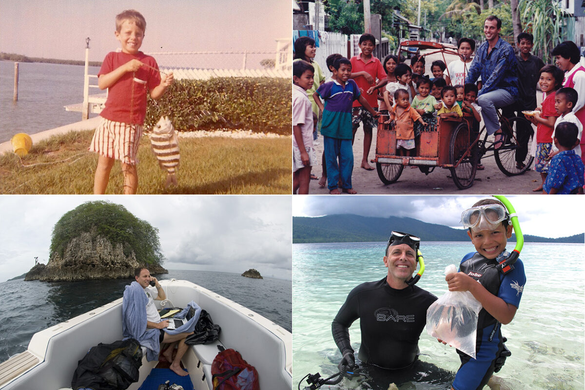Mark Erdmann over the years. Courtesy of Erdmann