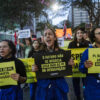 Greenpeace Brazil took part in the Climate March in São Paulo, protesting against Bill 2159/2021 — widely known as the Destruction Bill. The demonstration brought thousands of people to the streets, marching from Avenida Paulista to Favela do Moinho, in response to the bill’s threat of weakening Brazil’s environmental licensing laws. Image © Tuane Fernandes / Greenpeace.