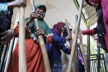With support from the DGM, Indigenous Cibarani people from Indonesia secured an official customary forest designation, enabling them to improve their livelihoods. Photo by CIF.