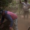 Sifting coffee beans in Porciuncula, Rio de Janeiro state, Brazil. (AP Photo/Bruna Prado)