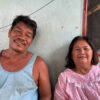 Joseph Vargas and Wilma Abanil in their home