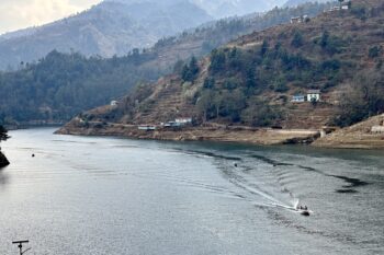 Hydropower dam in Kulekhani, one of the larges reservoir-type power stations in Nepal. Image by Abhaya Raj Joshi/ Mongabay.