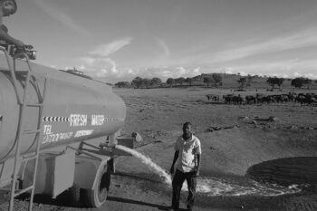 Patrick Kilonzo Mwalua at work. Image from his social media.