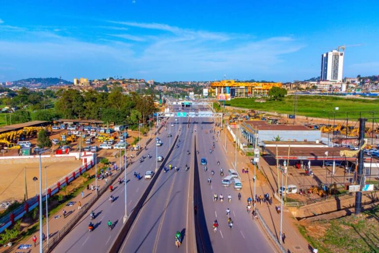 View of central Kampala.