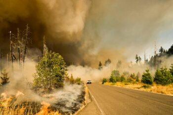 2017's Jones Fire in Oregon, U.S.