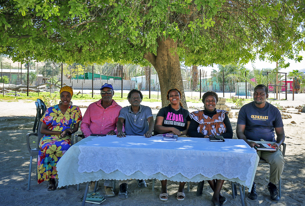 Members of the Sesfontein Conservancy Committee