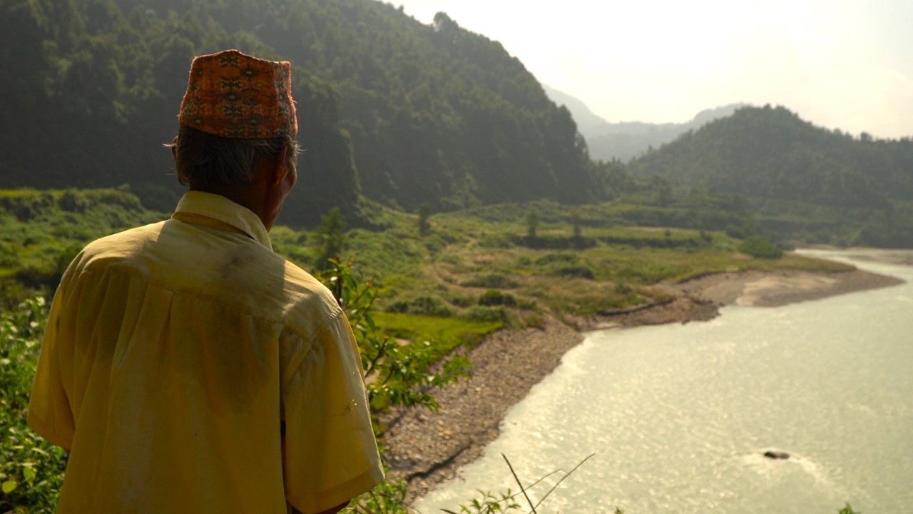 A Magar local affected by the Tanahu Hydropower project. Image by Sanjog Laapaa Magar, INWOLAG.
