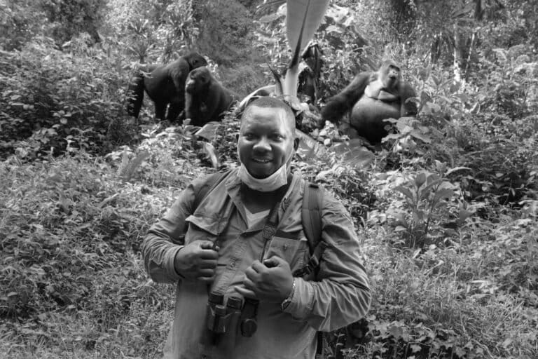 Augustin K. Basabose. Image by Allison Shelley for Wild Earth Allies