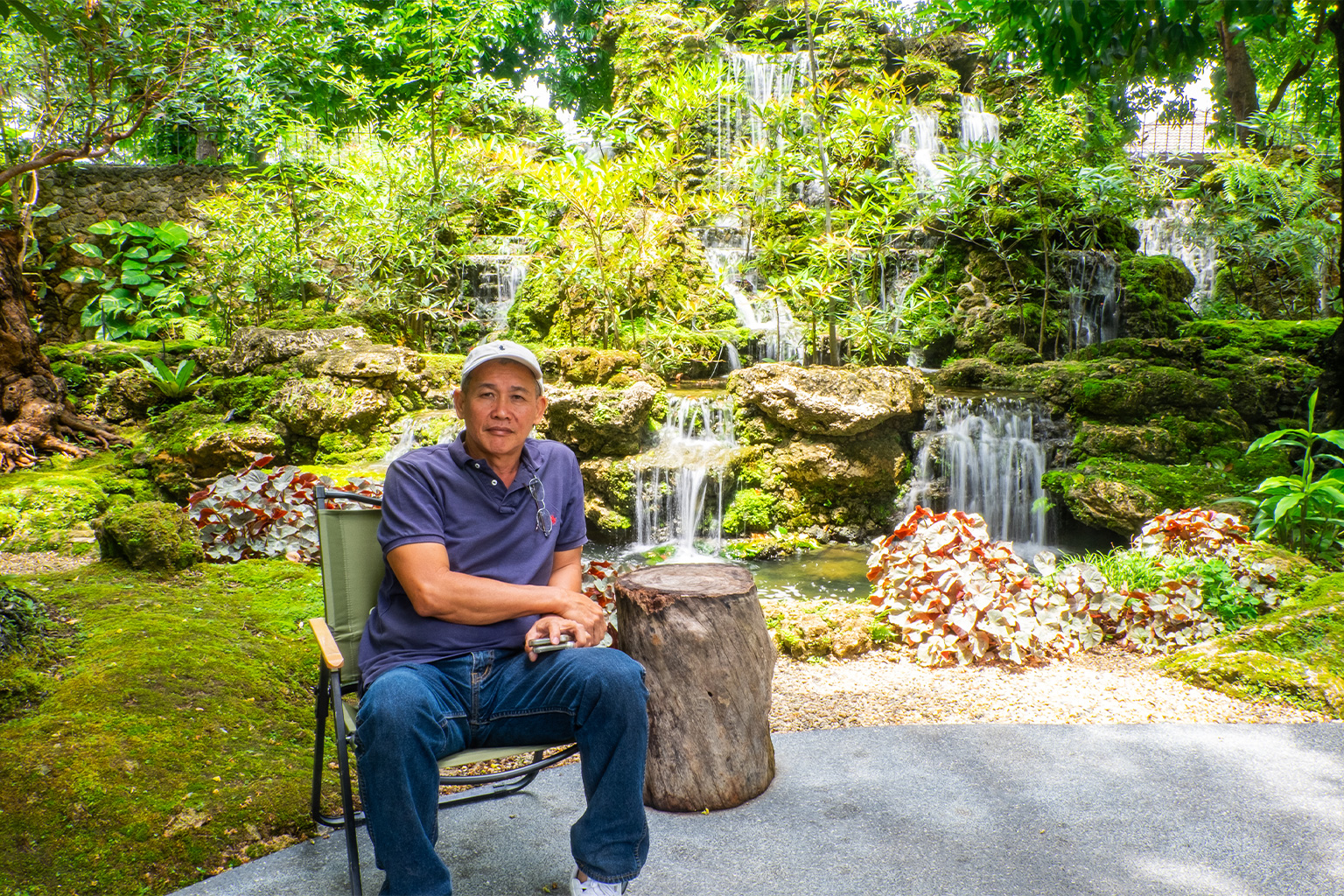 Bunrak Thanacharoenrot, the designer and owner of the park.