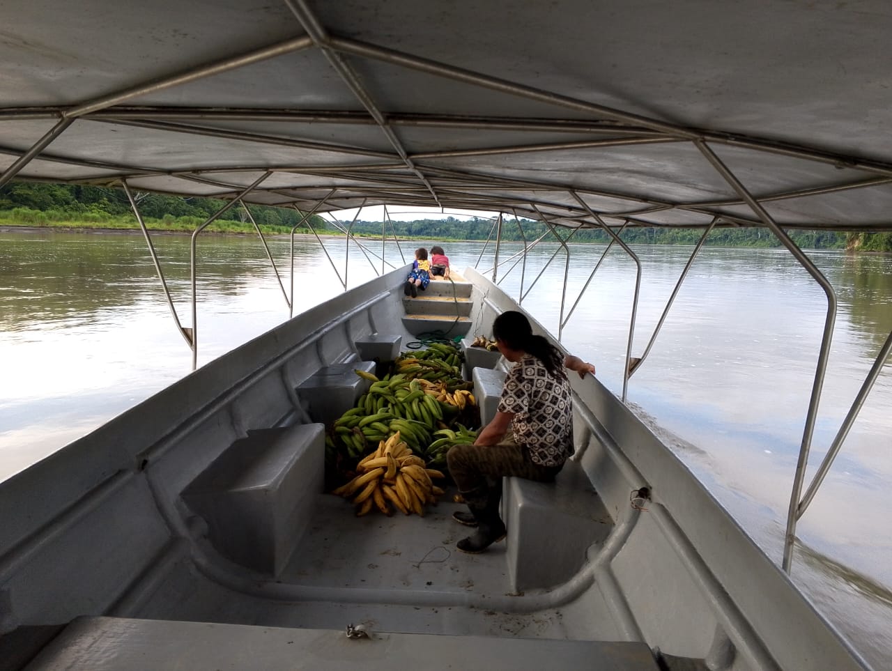 Tapiatpia, the first solar boat built by Kara Solar, is still operating nearly a decade later and increasingly supports clean, local economies. Image courtesy of the Kara Solar Foundation.